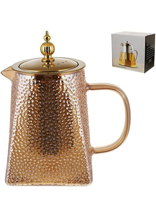 Чайник заварювальний "Edinburgh" 750мл зі знімним ситечком, матовий амбер BonaDi (365248420)
