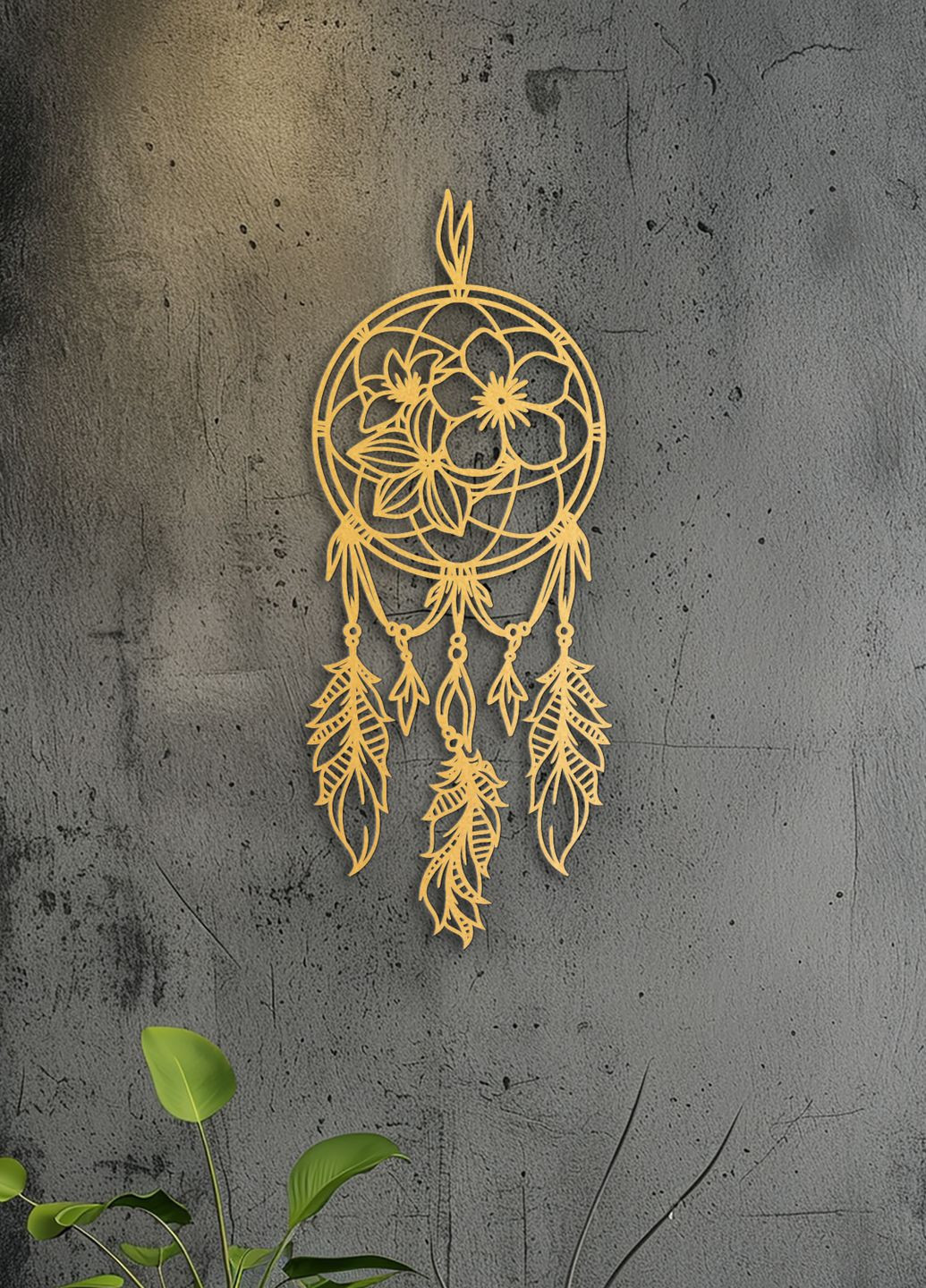 Картина лофт, настінний декор для дому "Квіткові сни", декоративне панно 40х15 см Woodyard (292113298)