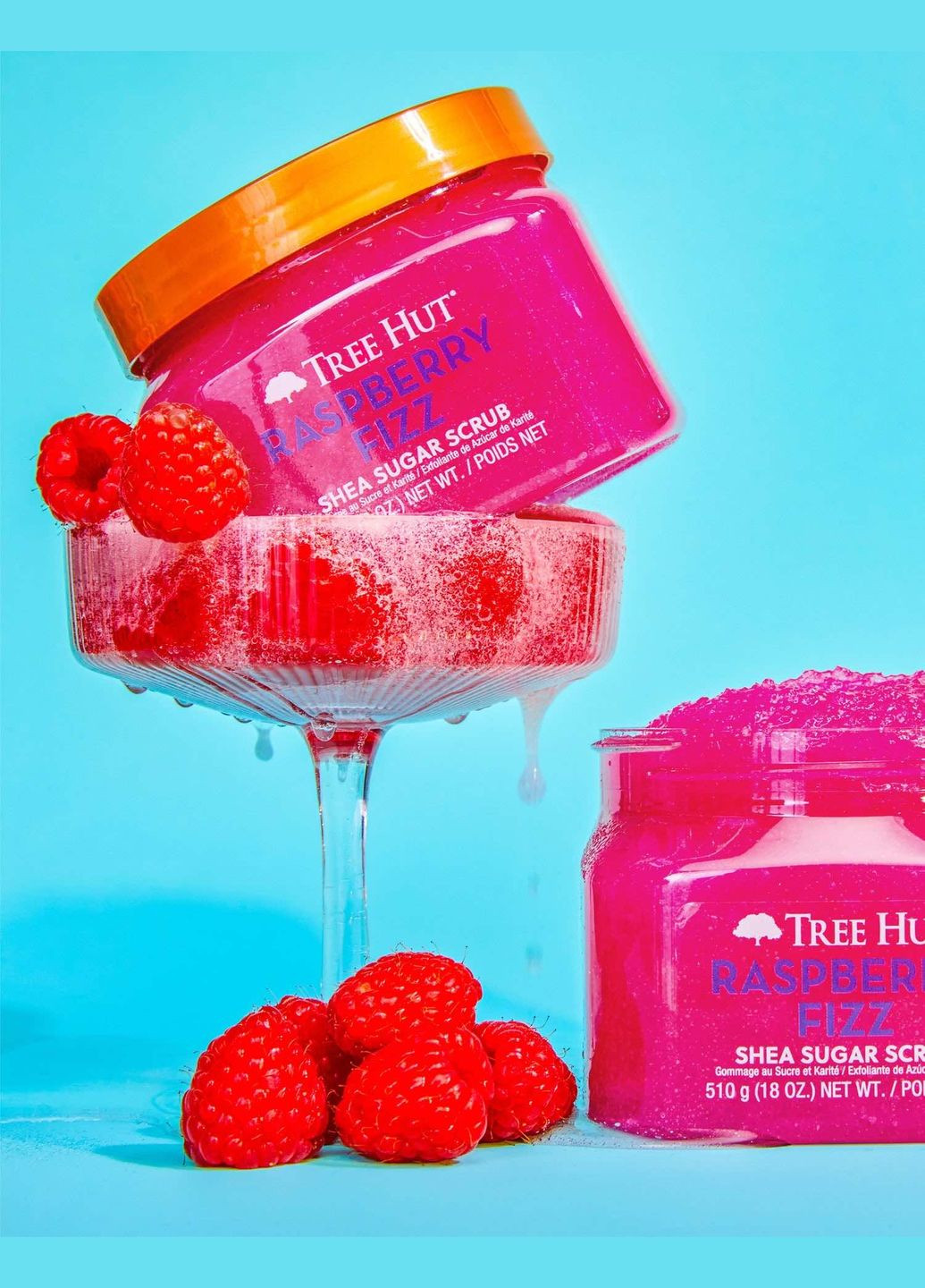 Скраб для тіла Tree Hut Raspberry Fizz Shea Sugar Scrub, 510 г (323592568)