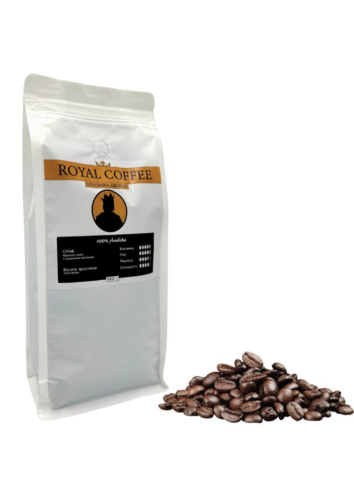 Кофе зерновой Колумбия Эксельсо Royal Coffee (316333279)