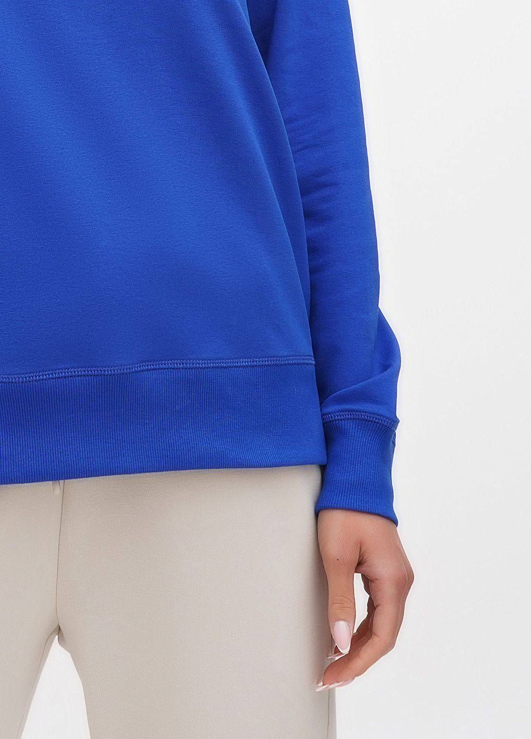 Синій світшот Daria Karpiuk однотонний (266339341)