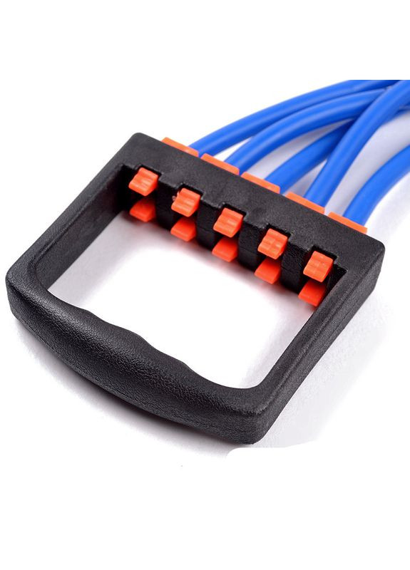 Эспандер плечевой на 5 резиновых жгутов,, ручки пластик World Sport (297080194)