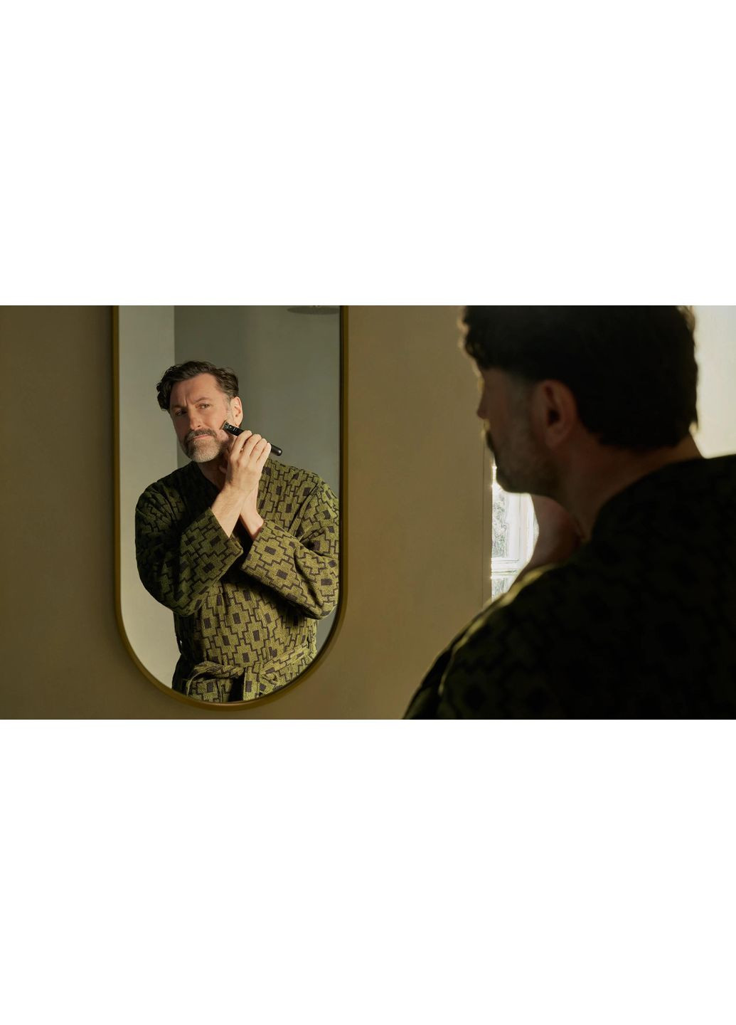 Тример Series 9000, для обличчя, голови, тіла, акум., насадок-15, OneBlade в компл., сталь, сірий Philips (362215215)