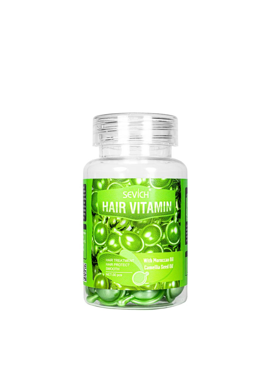 Витамины для волос Сияние цвета Hair Vitamin With Morocan Oil & Camellia Oil, 30 шт. Sevich (302725478)