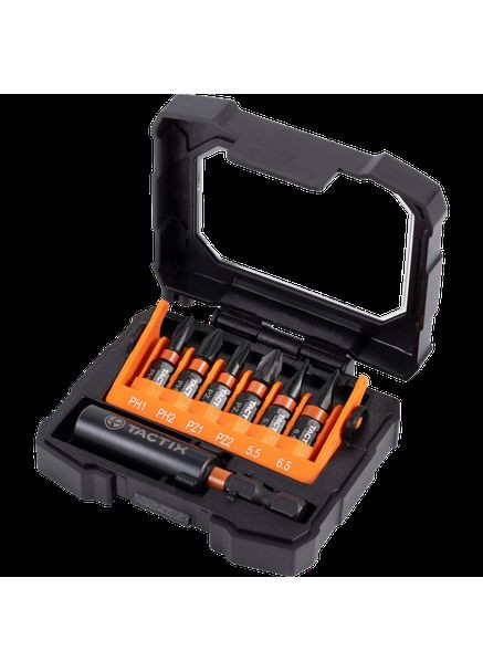 Набор ударных бит 7шт. с держателем в кейсе закаленная сталь [INSOTOTVMB2007PMT0] 455854 TACTIX (360803148)