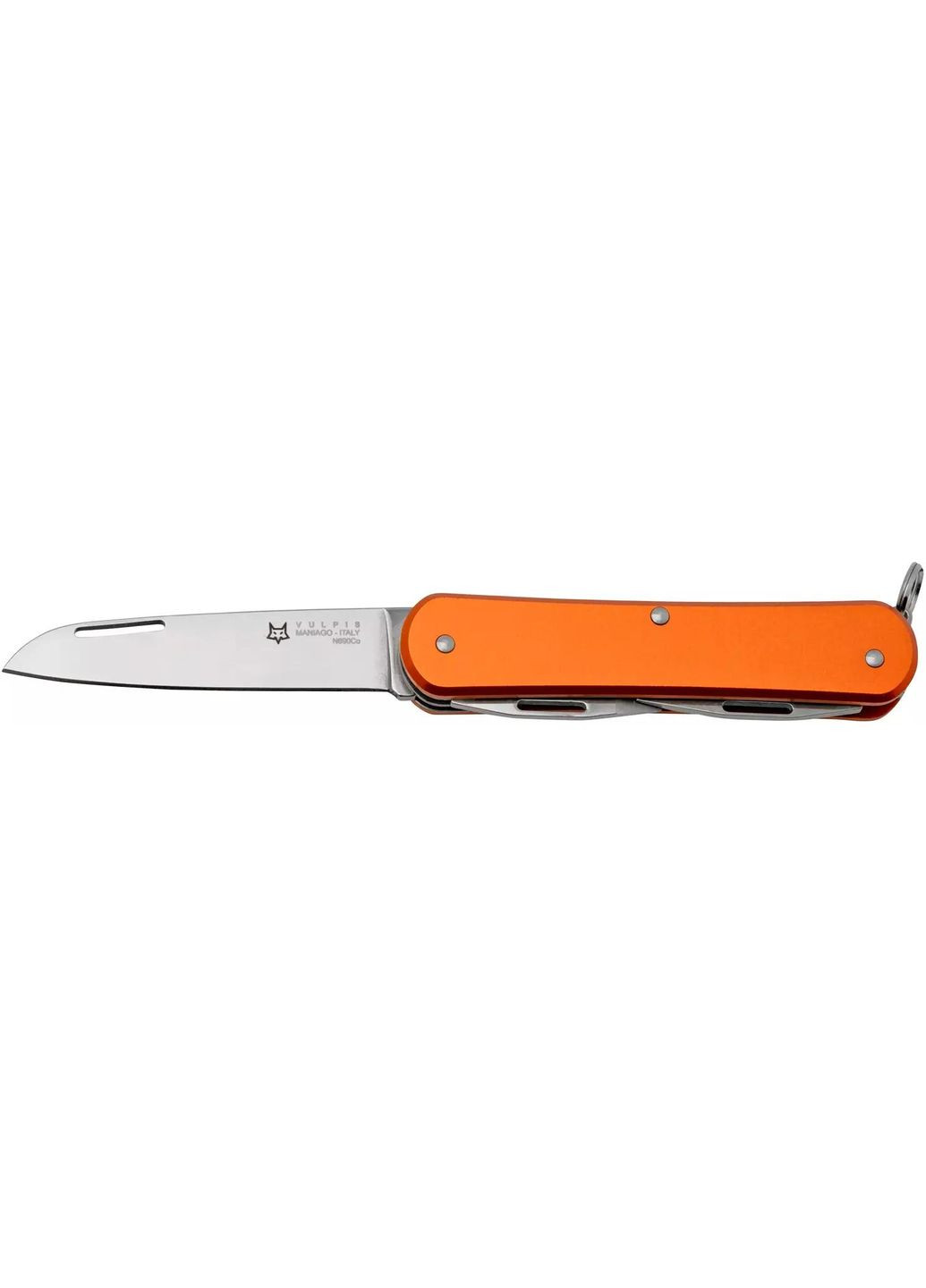 Ніж багатофункціональний Fox Vulpis Aluminium Orange. 3 інструменти No Brand (316439657)