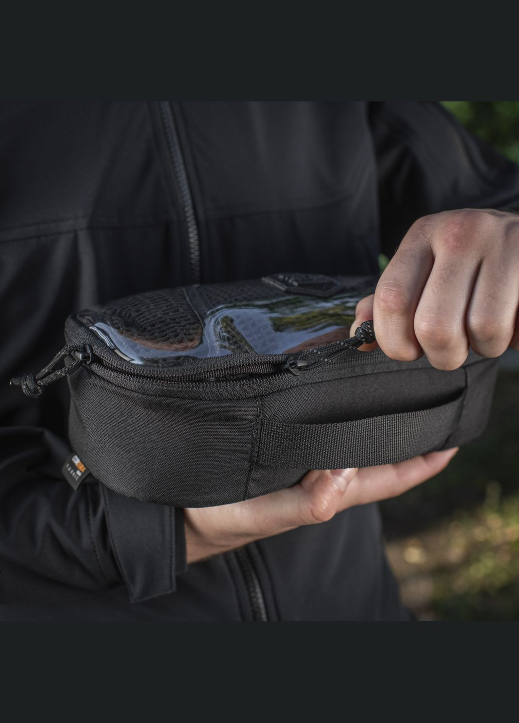 Органайзер утилитарный прозрачный Elite Medium Gen.II Black M-TAC (303261738)