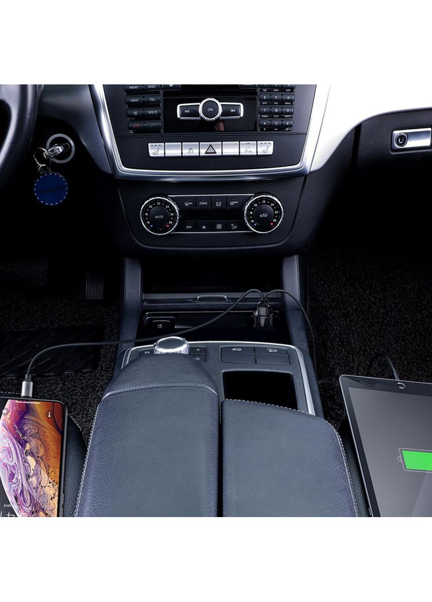 Автомобільний зарядний пристрій Magic Series Dual QC Digital Display 45W Baseus (361234032)