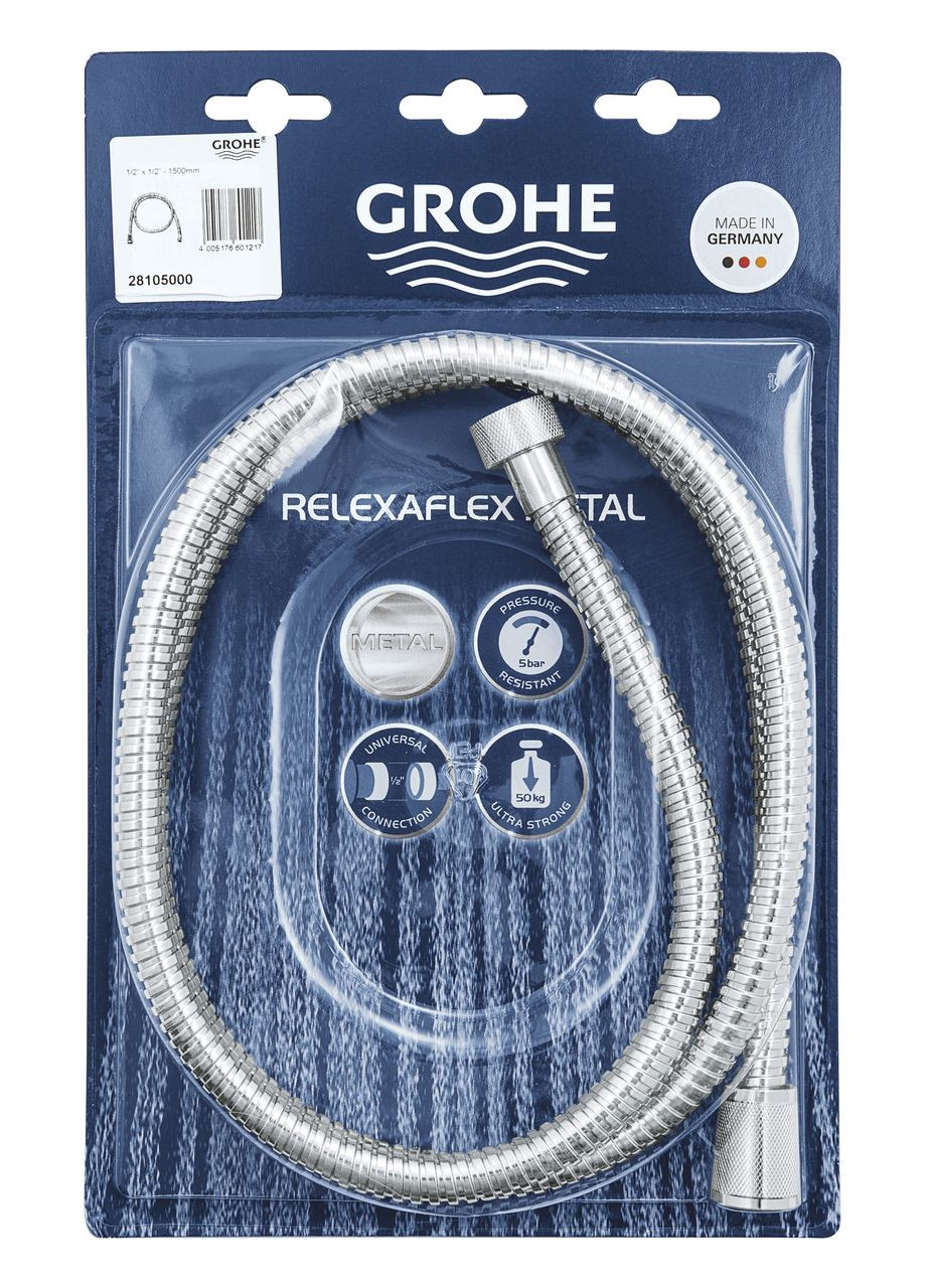 Душовий шланг 1500 Relexaflex Metal (28105000) Grohe (315508939)