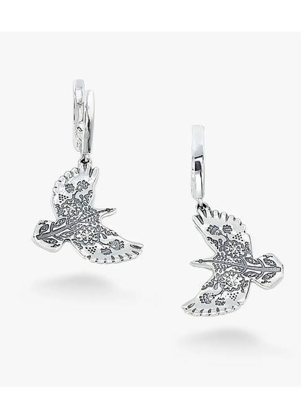 Сережки срібні з птахом Берегиня 925 Skifska Etnika (364203024)