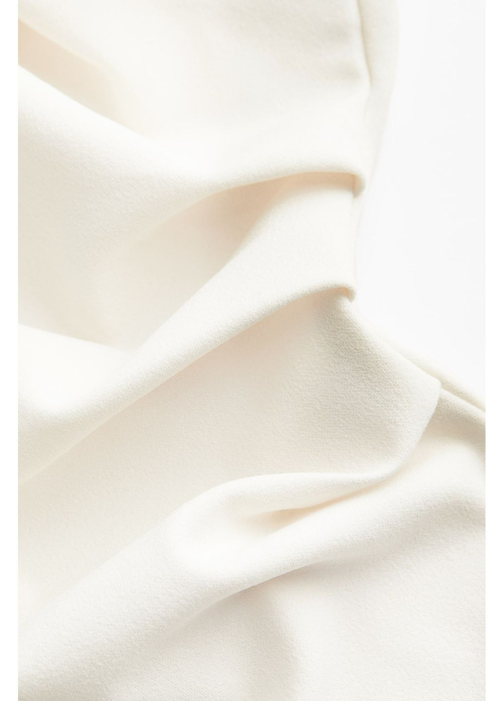 Молочное кэжуал платье H&M однотонное