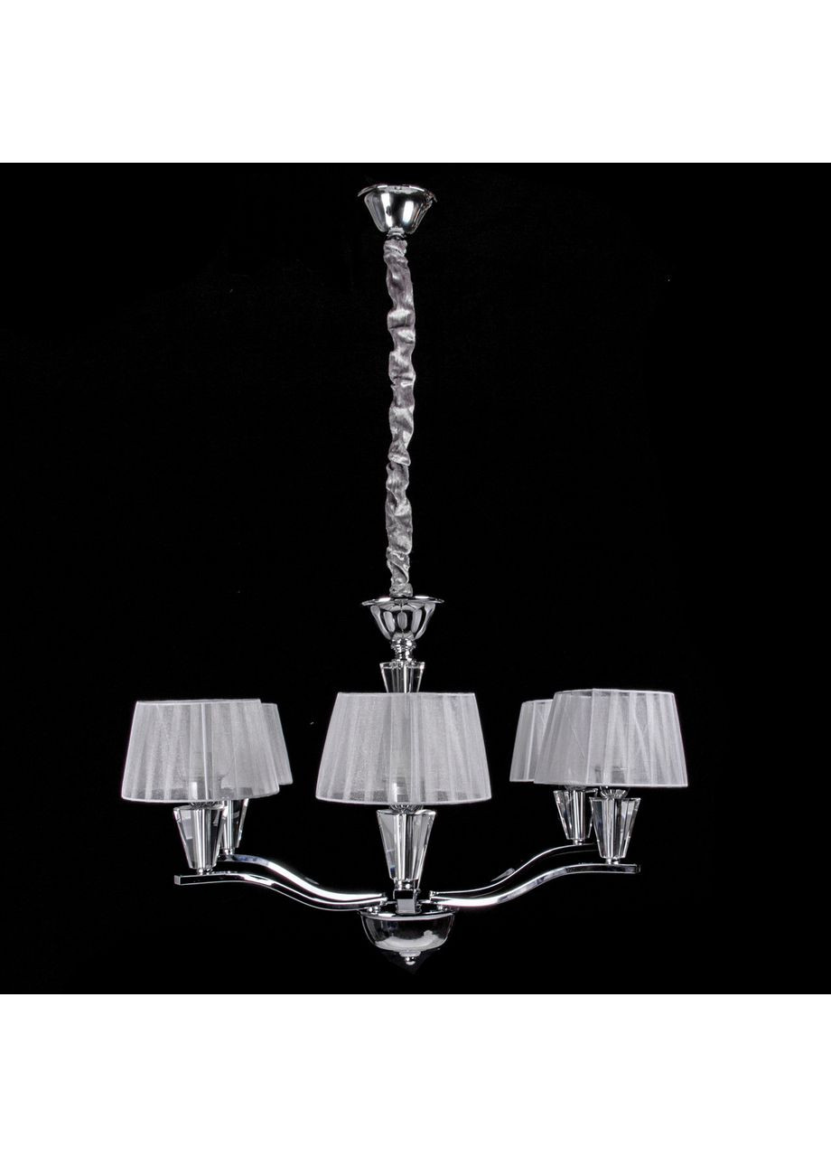 Класична люстра з абажурами і елементами кришталю 5262/6/CH No Brand (352229401)