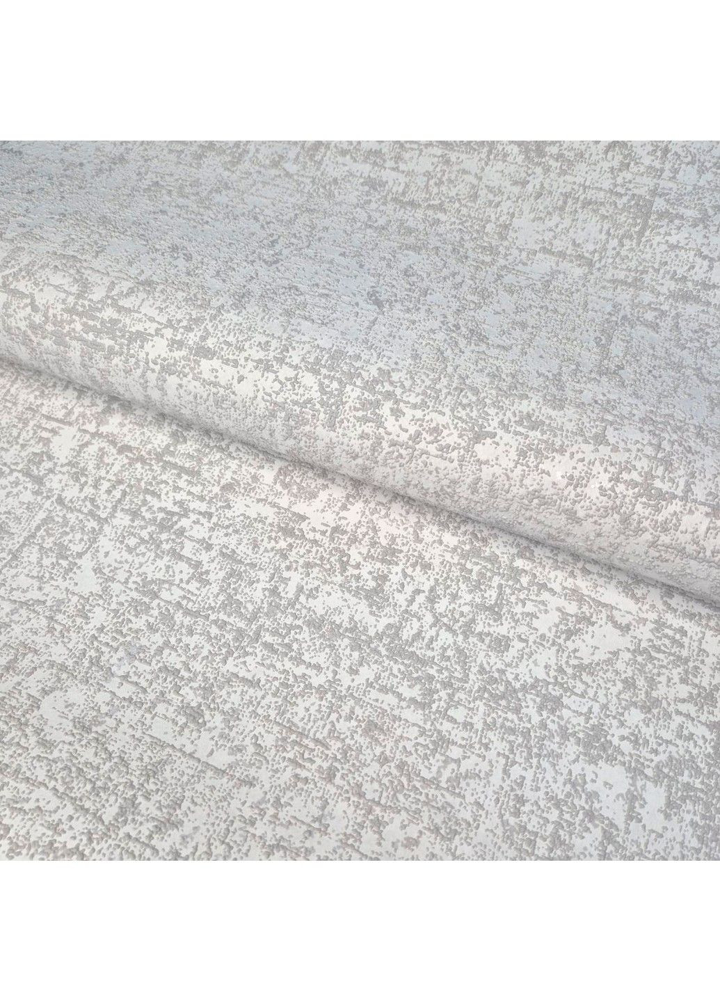 Обои виниловые 10.05 × 1.06 м Славянские обои 1250-10, серые в гостиную, спальньню, коридор, офис, комнату Слов'янські шпалери (351382505)