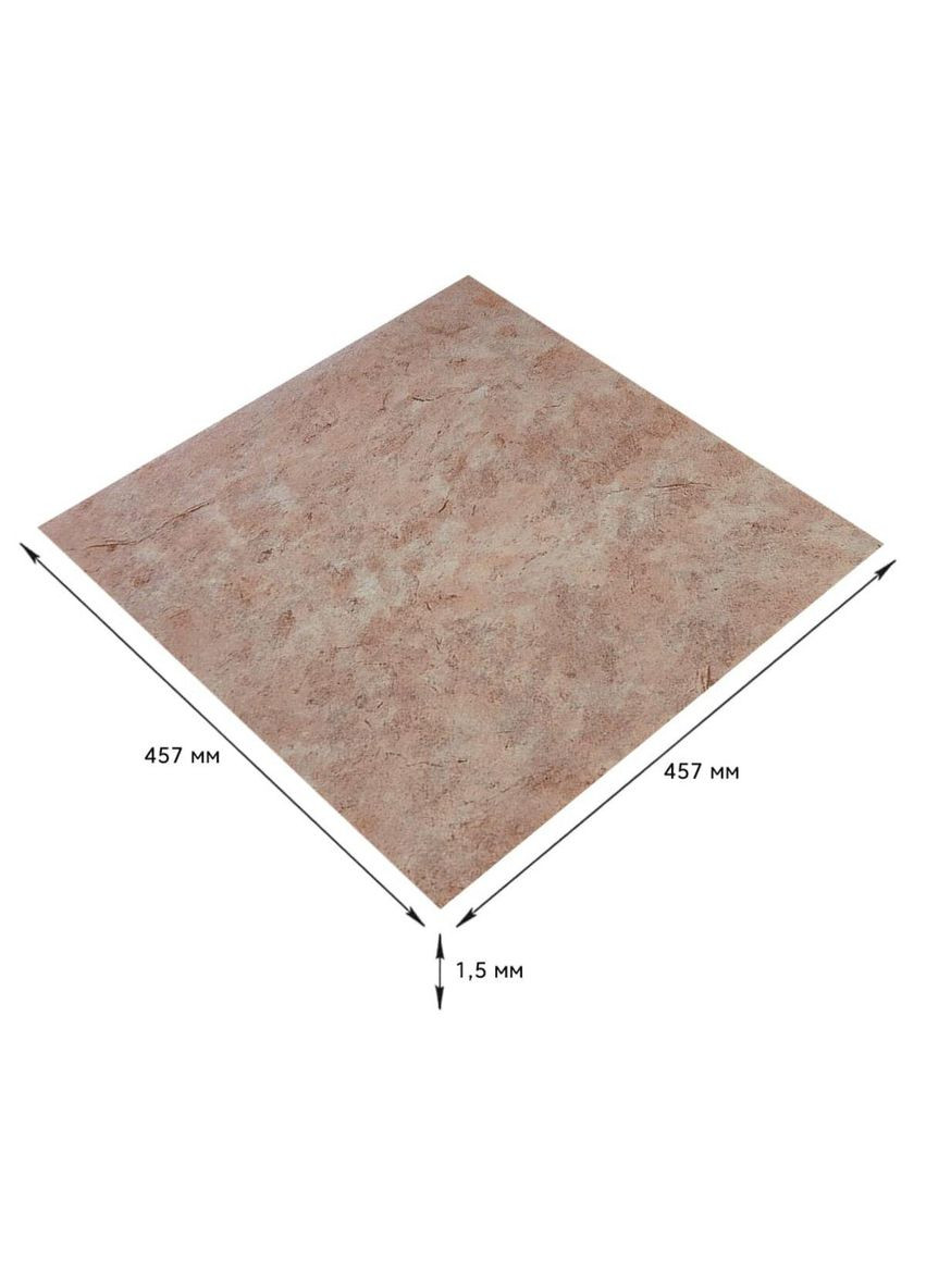 Самоклеющаяся LVT плитка 457*457*1.5mm (D) 3DPanda-2457 Sticker Wall (323154793)