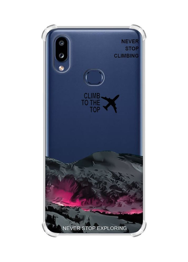 Чехол с утолщенными углами на Samsung Galaxy A10s (A107) Поднимись на вершину (принт 419) Creative (370169665)