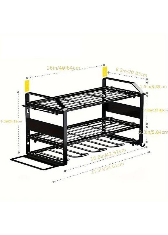 Полиця-органайзер для інструментів на 3 рівні No Brand (366304254)