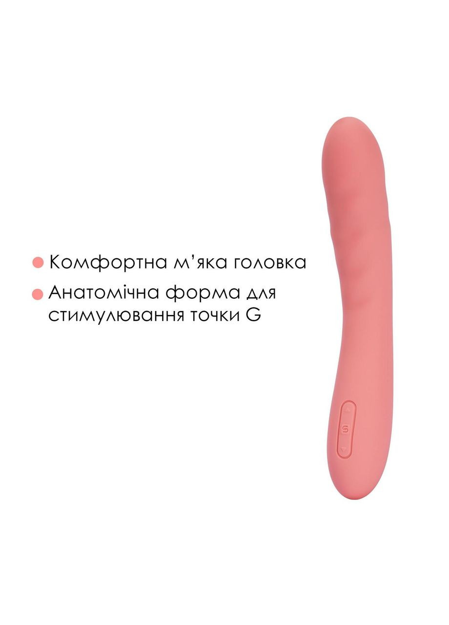 Смарт-вібратор з пульсацією Svakom Ava Neo Peach Pink, 15 режимів роботи, водонепроникний No Brand (366879152)