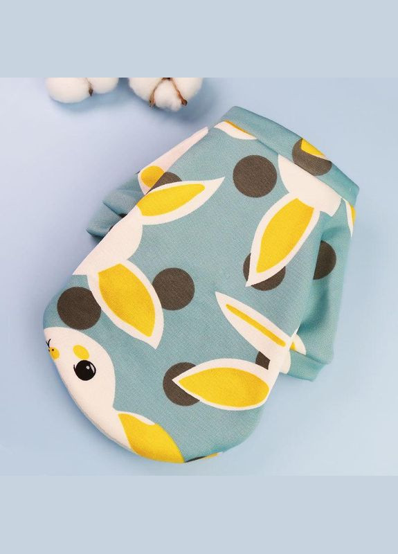 Пуловер для котів Pet Style "Зайчики" Блакитний XL No Brand - (323234112)