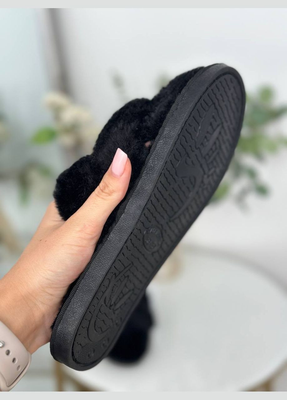Черные тапочки комнатные No Brand