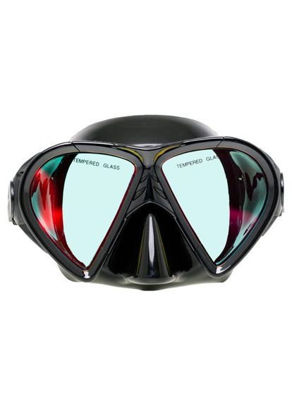Маска Crystal Black с просветленным стеклом Marlin (328597229)