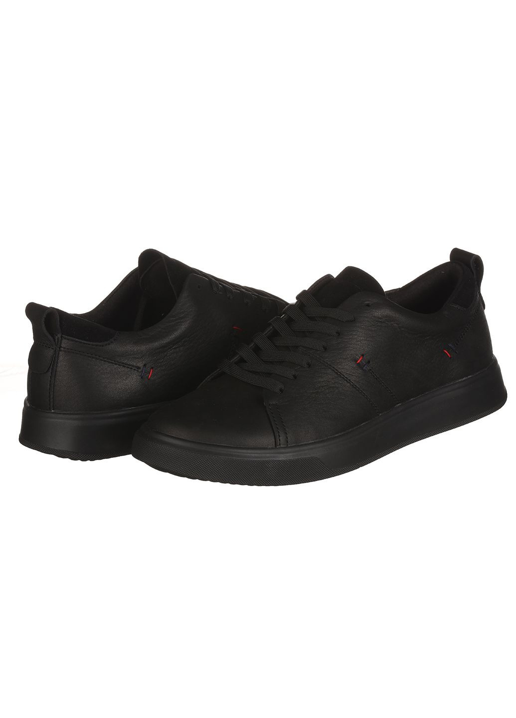 Чорні Осінні чоловічі кросівки зі шкіри m-68 Trendy