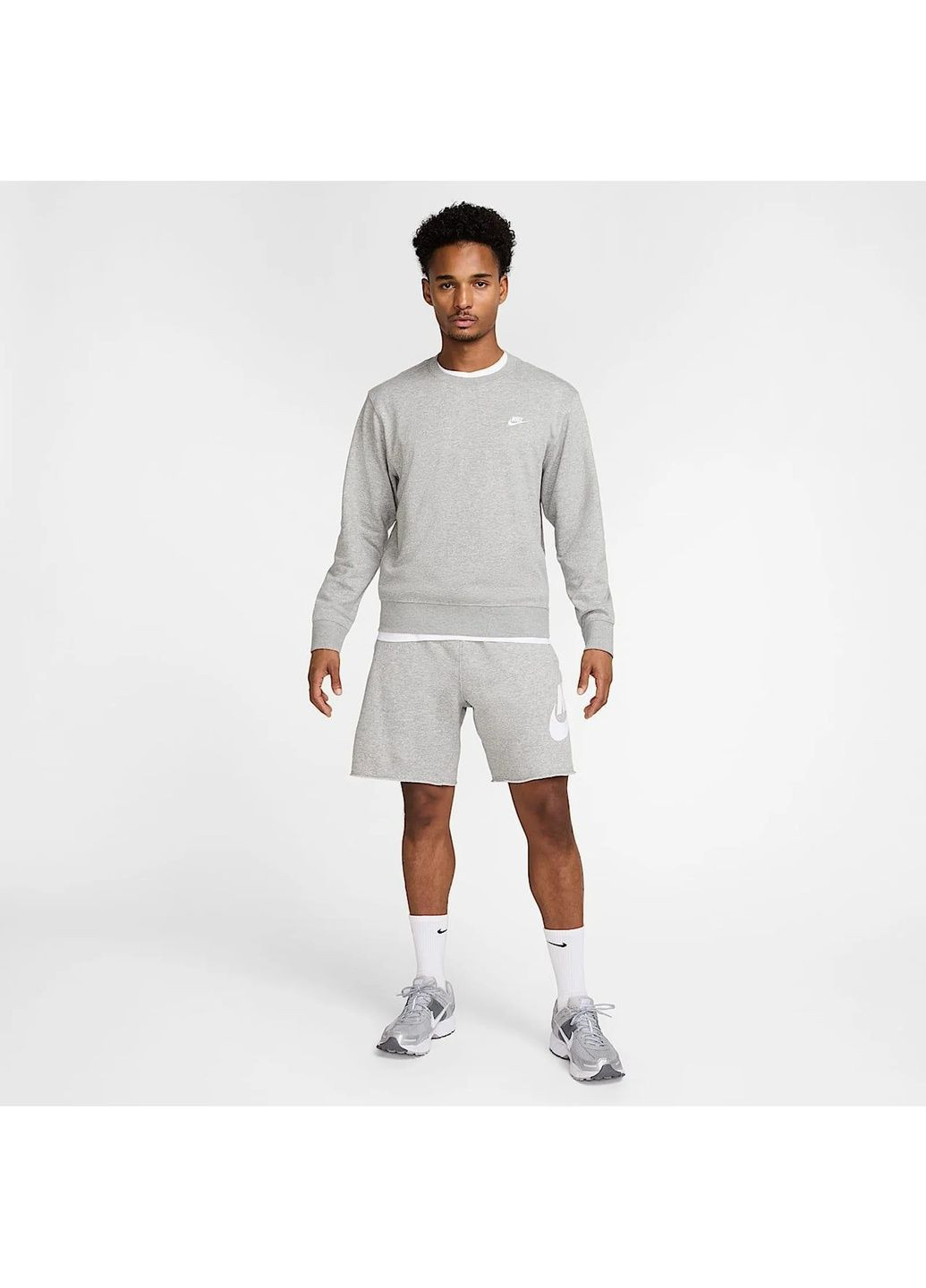 Шорты мужские Alumni Ft Grey Nike (366039274)