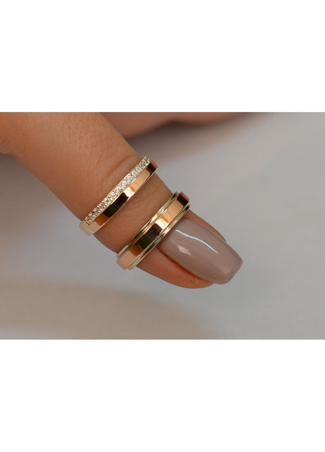 Пара срібних обручок Silver Style (367113114)