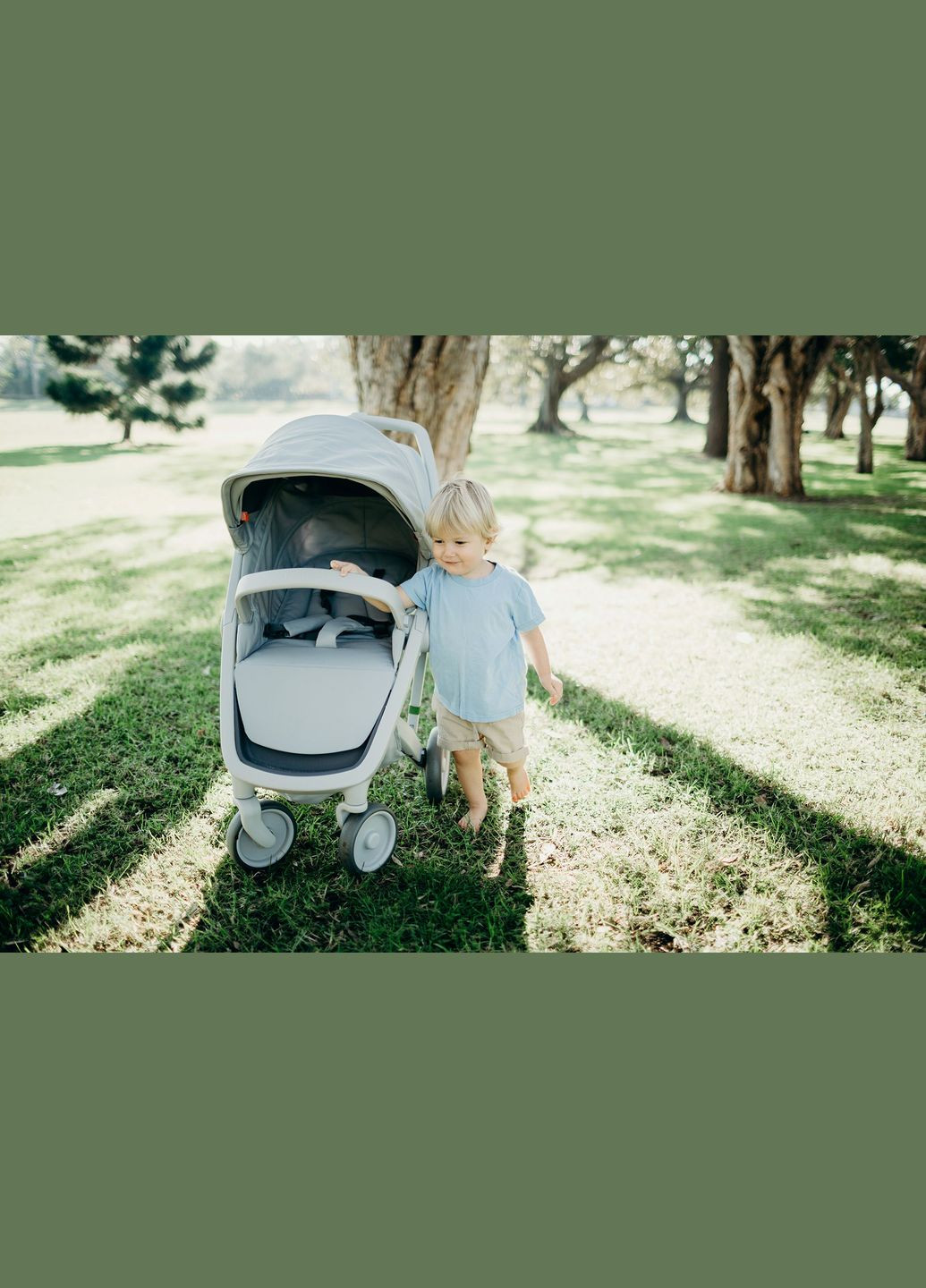 Прогулочная коляска Classic Grey-White Greentom (347585234)