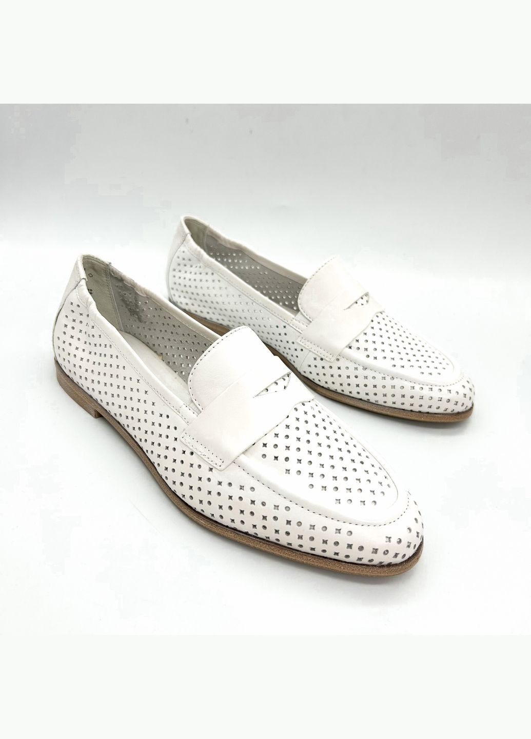 Tamaris Лоферы (р) Кожа 0-1-1-1-24210-42-110 белый з, германия — лето (328835338)