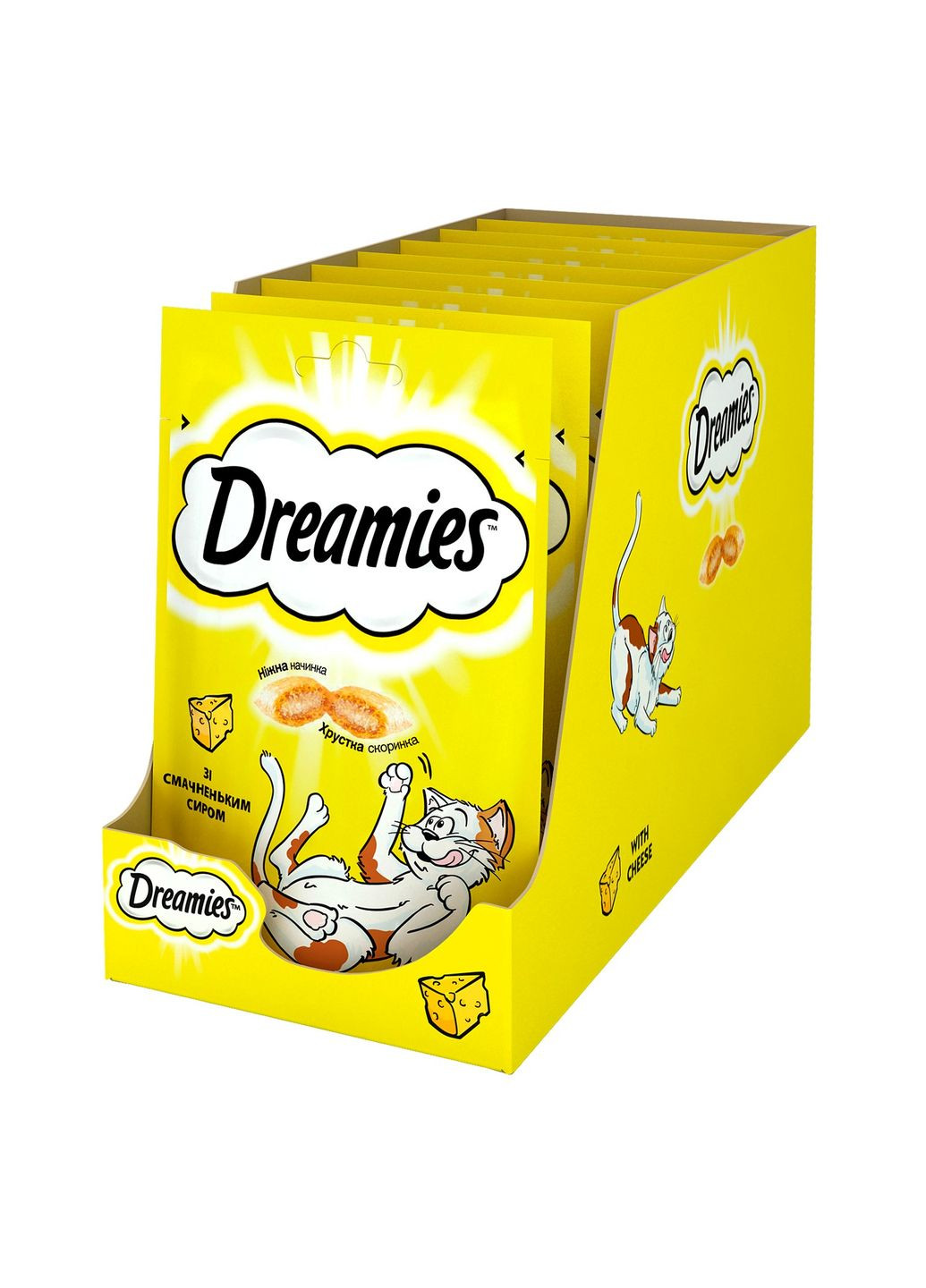 Ласощі для котів з сиром, 60 г Dreamies (303701211)