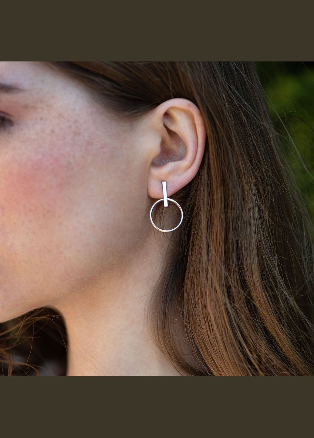 Срібні сережки - пусети Впевненість 122583 Oniks (264644600)