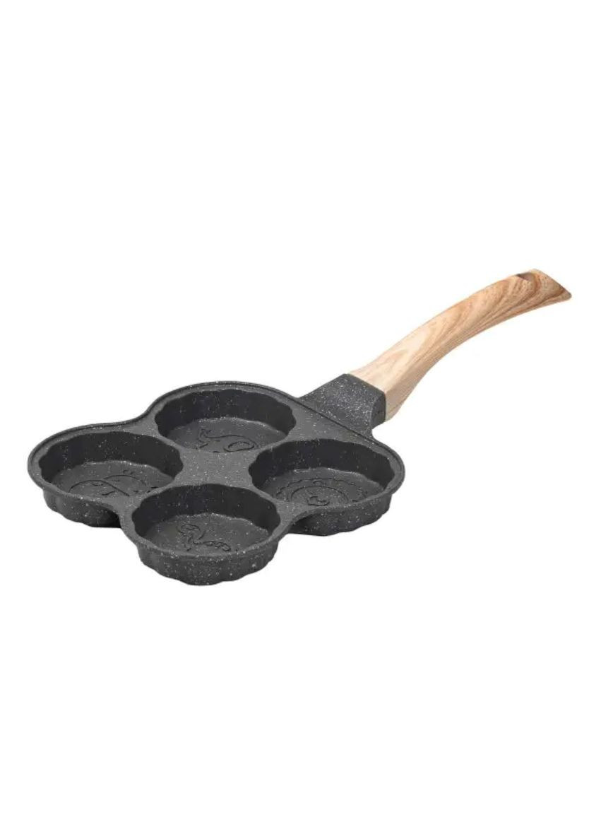 Сковорода для оладок, яєць, панкейків порційна на 4 секції антипригарна HP39576C Jooki (358705760)