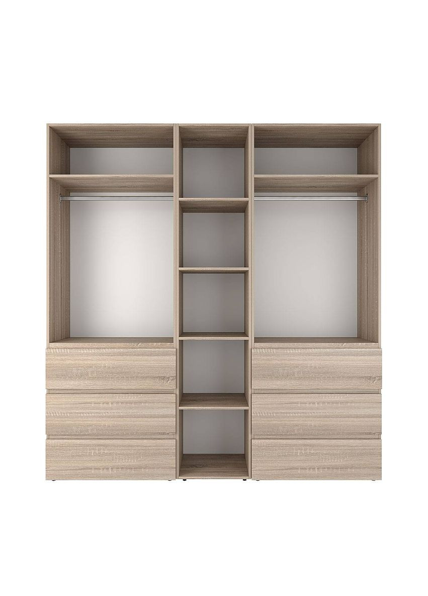 Шафа розпашна комбінована №3 Light 2000x500x2200 (LTK0313000000) Art In Head (342323488)