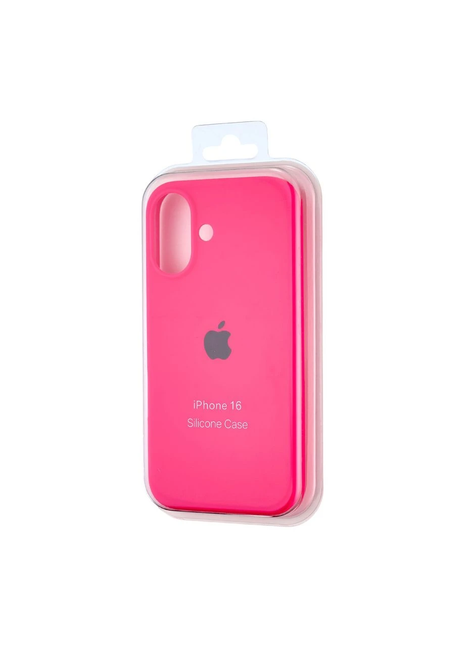 Чохол силіконовий протиударний для iPhone 16 захист камери рожевий Case (370168512)