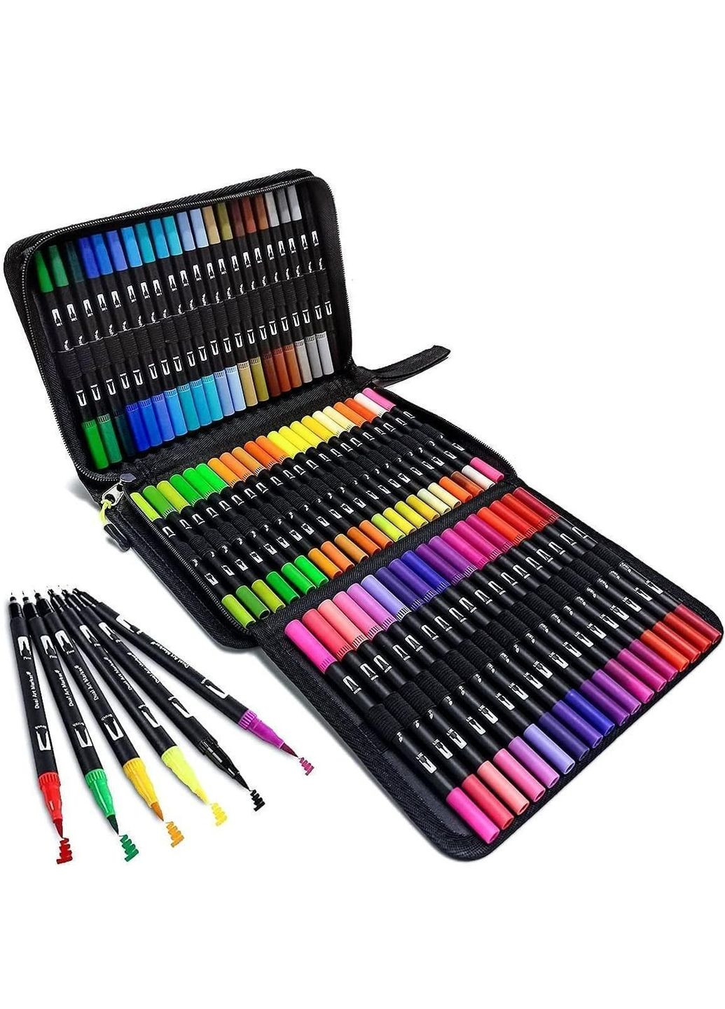 Набор маркеров для рисования Dual Brush Pens, 80 шт. Art (289876170)