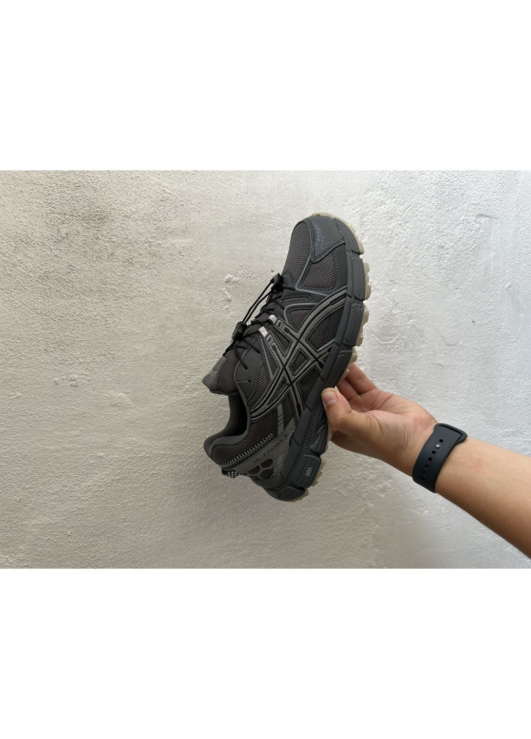 Сірі Осінні кросівки чоловічі asics gel-kahana 8 grey gore-tex асікс гель кахано No Brand