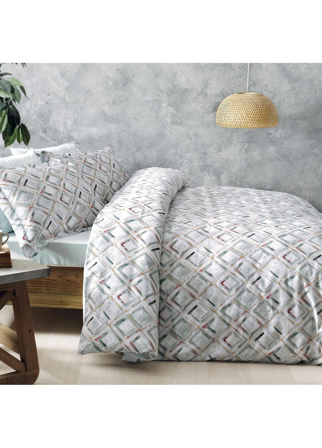 Постільна білизна Bailey делюкс сатин євро Tivolyo Home (370218531)