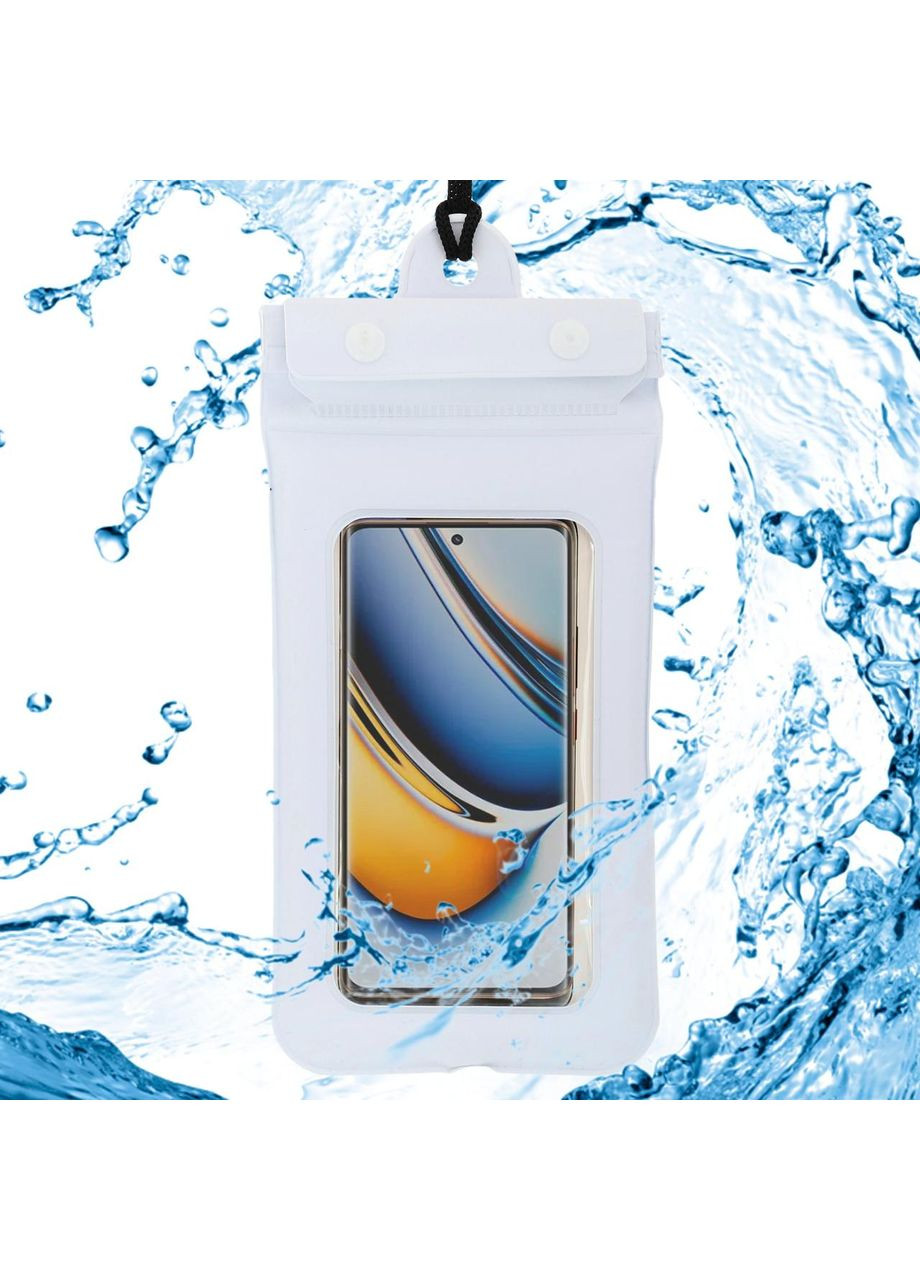 Чохол-гаманець на шию водонепроникний F3828 (PVC, на шию, внутрішні розміри-17x9см, білий) SP-Sport (370140005)