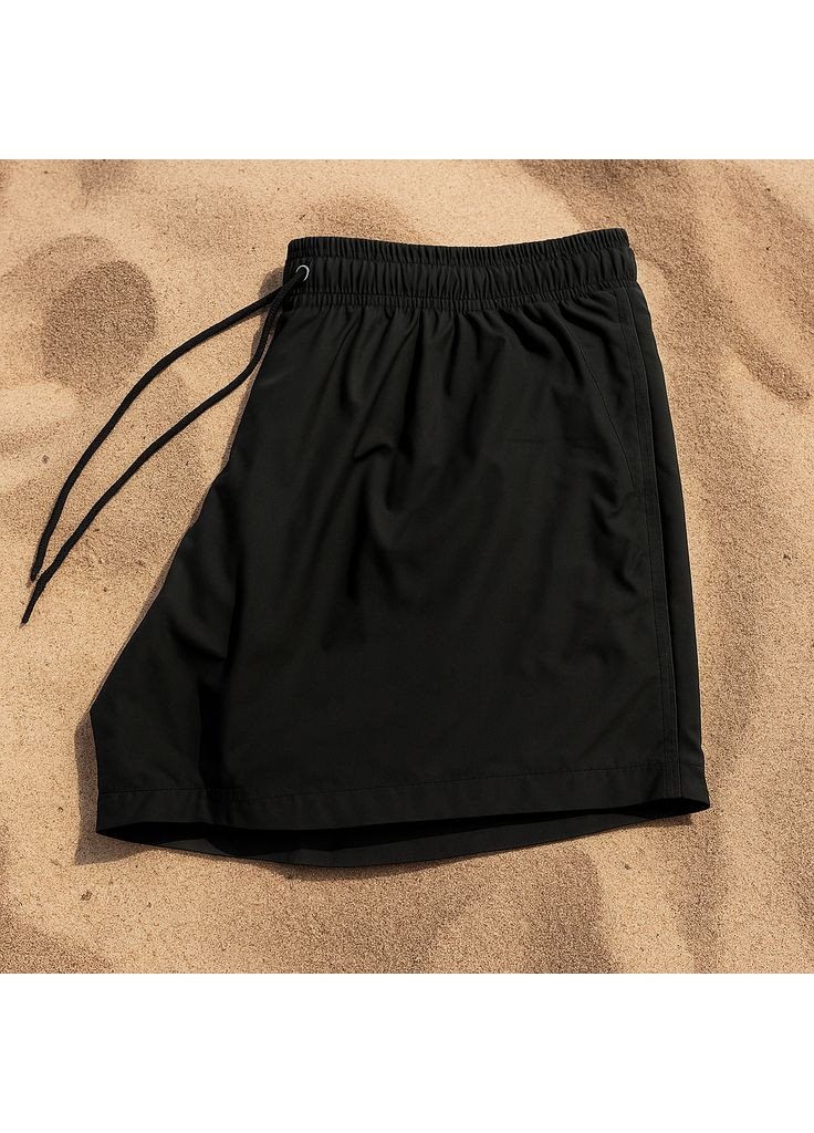 Мужские черные пляжные плавки-шорты мужские пляжные, модные, летние, шорты для купания в бассейне Freeflow