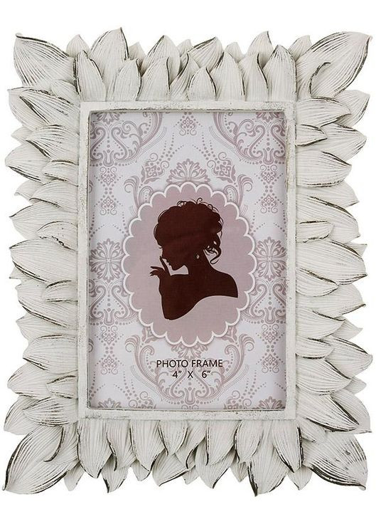 Фоторамка Montacute "Flowers" для фото 10х15см, белый антик (284) BonaDi (332666631)