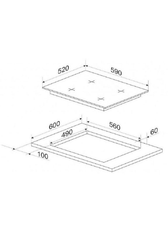 Варильна поверхня комбінована BHMI611302 HANSA (314864386)