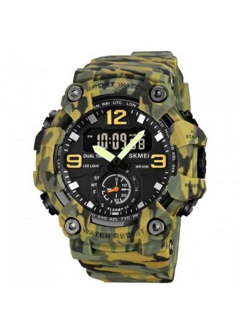 Годинник наручний чоловічий 1965CMGN з підсвіткою Камуфляж Skmei (323486143)