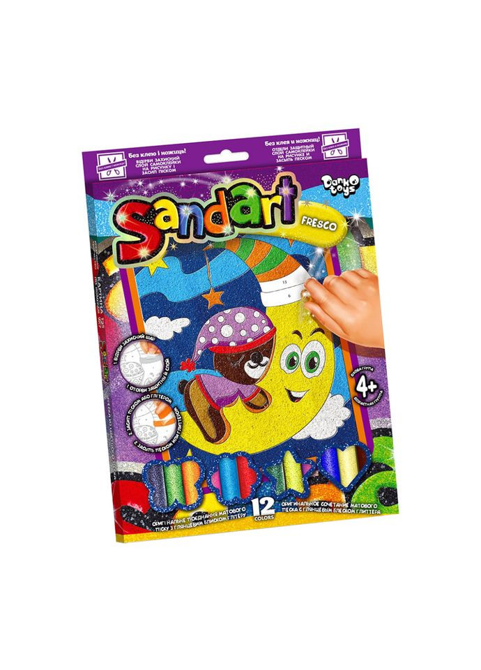 Набір для творчості "SandArt" SA-02-01…10 фреска з піску Місяць Danko Toys (305232015)