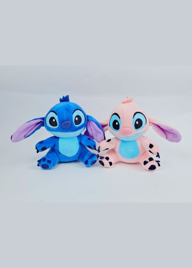 Плюшева дитяча іграшка Стіч 14 см у рожевому кольорі, іграшка брелок для дітей із мультфільму Ліло та Стіч Сонечко (317354080)
