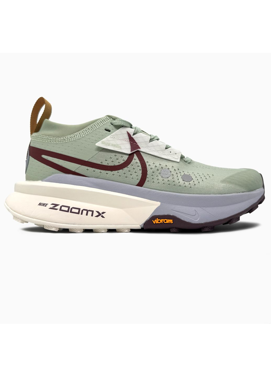 Цветные демисезонные кроссовки мужские nike zegama trail 2 zoomx mint найк No Brand
