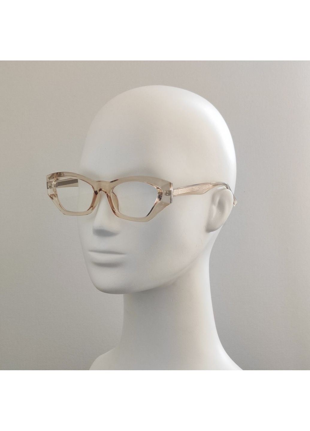 Компьютерные очки Blue Blocker оправа TR пластик 35020 NN Бежевый Прозрачный Emotions 14640-10 (363131882)