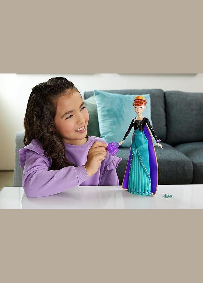 Лялька Disney Princess Frozen Anna Spin and Reveal Крути и прояви Анна Крижане серце (HXD27) Mattel (342752495)