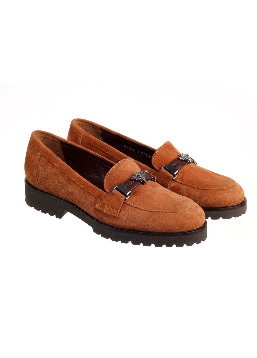 Etor Туфли 6764-525-10 рыжие янтарный з натуральная замша, — демисезон (338435240)
