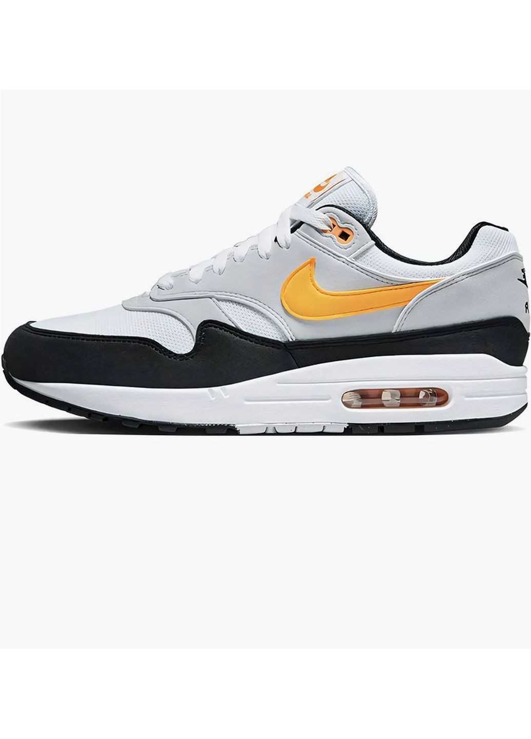 Черные кроссовки мужские air max 1 grey/black Nike