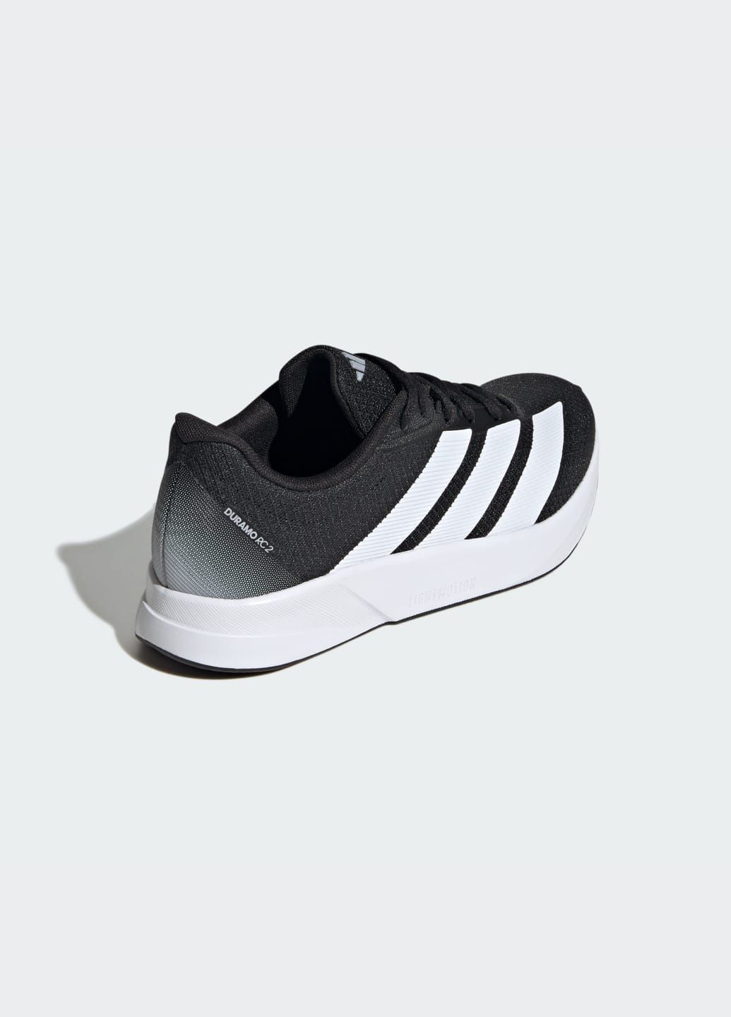 Кроссовки Duramo RC2 Running adidas чёрные всесезоны (372814387)